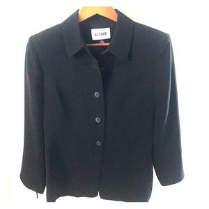 Kasper black suit jacket